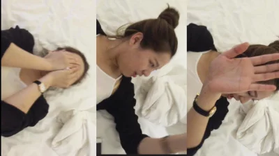 大叫不要拍脸老公会发现的